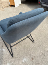 Load image into Gallery viewer, Navy Blue Armchair