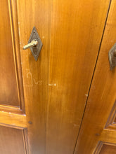 Load image into Gallery viewer, Cherry Wood Triple Wardrobe