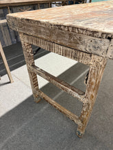 Load image into Gallery viewer, White Wash Folding Table