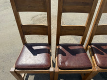 Load image into Gallery viewer, 4 x Oak Chairs