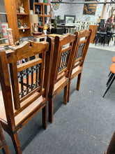 Load image into Gallery viewer, 4 x Mango Wood Chairs