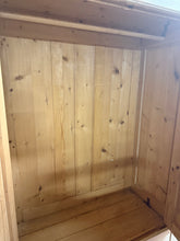 Load image into Gallery viewer, Antique Pine Wardrobe