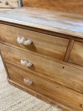 Load image into Gallery viewer, Vintage Pine Chest Of Drawers