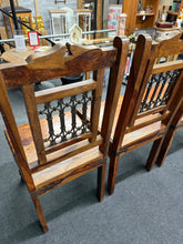 Load image into Gallery viewer, 4 x Mango Wood Chairs