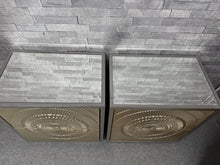 Load image into Gallery viewer, 2 x Geometric Bedsides