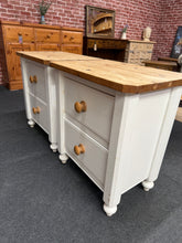 Load image into Gallery viewer, 2 x Solid Pine Bedsides