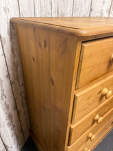 Load image into Gallery viewer, Solid Pine Chest Of Drawers