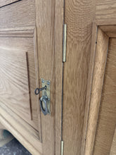 Load image into Gallery viewer, Stripped Oak Sideboard