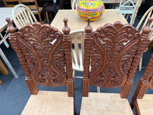 Load image into Gallery viewer, 6 x Indian Hardwood Chairs