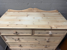 Load image into Gallery viewer, Large Stripped Pine Drawers