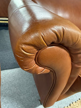Load image into Gallery viewer, Tan Leather Sofa