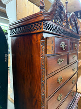 Load image into Gallery viewer, Chippendale Style Chest On Chest