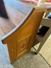 Load image into Gallery viewer, Vintage Pine Pew