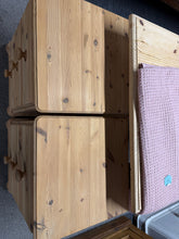 Load image into Gallery viewer, Stripped Pine Bedsides