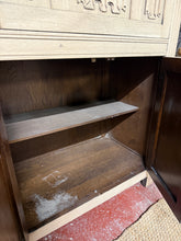 Load image into Gallery viewer, Stripped Oak Drinks Cabinet