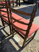 Load image into Gallery viewer, 4 x Oak Chairs
