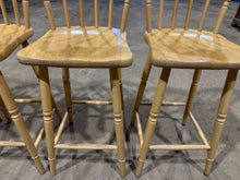 Load image into Gallery viewer, 4 x Pine Stools