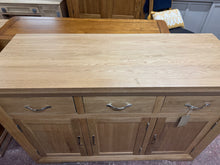 Load image into Gallery viewer, Oak Furniture Land Bevel Sideboard