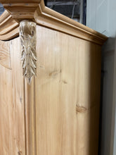 Load image into Gallery viewer, Antique Pine Wardrobe