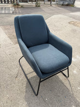 Load image into Gallery viewer, Navy Blue Armchair