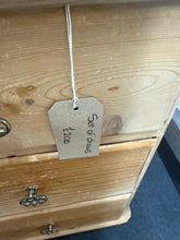 Load image into Gallery viewer, Vintage Pine Chest Of Drawers