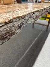 Load image into Gallery viewer, White Wash Folding Table