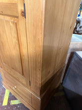 Load image into Gallery viewer, Single Pine Wardrobe