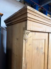 Load image into Gallery viewer, Antique Pine Wardrobe