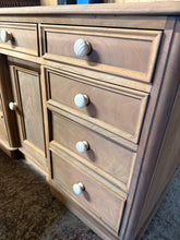 Load image into Gallery viewer, Stripped Mahogany Desk