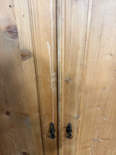 Load image into Gallery viewer, Antique Pine Wardrobe
