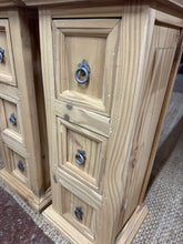 Load image into Gallery viewer, Stripped Pine Bedsides