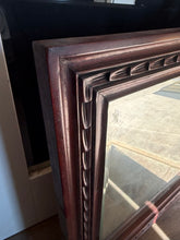 Load image into Gallery viewer, Ornate Mahogany Mirror
