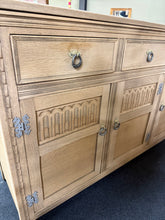 Load image into Gallery viewer, Stripped Oak Sideboard