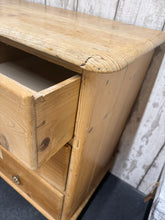 Load image into Gallery viewer, Vintage Pine Chest Of Drawers