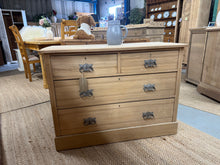 Load image into Gallery viewer, Stripped Satinwood Chest Of Drawers