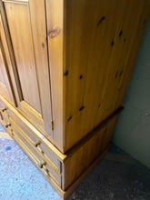 Load image into Gallery viewer, Solid Pine Wardrobe