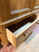 Load image into Gallery viewer, Vintage Pine Wardrobe
