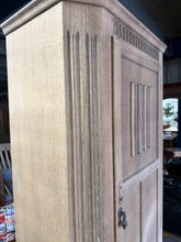 Load image into Gallery viewer, Stripped Oak Wardrobe