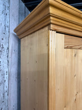 Load image into Gallery viewer, Vintage Pine Wardrobe