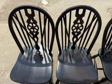 Load image into Gallery viewer, 4 x Wheelback Chairs