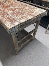 Load image into Gallery viewer, White Wash Folding Table
