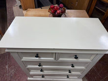 Load image into Gallery viewer, White Chest Of Drawers