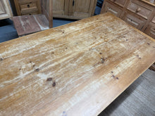 Load image into Gallery viewer, Vintage Pine Refectory Table