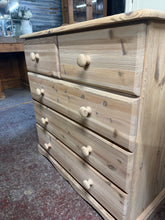 Load image into Gallery viewer, Solid Pine Chest Of Drawers