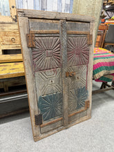 Load image into Gallery viewer, Bring a touch of India into your home with these delightful Jali shutters! Sturdy and well-maintained, these charming architectural pieces will infuse any space with authentic cultural flair. Their beautiful design adds a joyful, exotic element to your décor while remaining perfectly functional.
Overall Dimensions
50cm wide x 80cm high
DELIVERY AVAILABLE      
For our other items see our website https://fossewayfurniture.co.uk
collection from our shop at cv36, our collection zone at bs36 or otherwise d