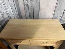 Load image into Gallery viewer, Stripped Oak Hall Table