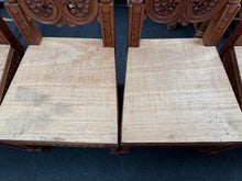 Load image into Gallery viewer, 6 x Indian Hardwood Chairs