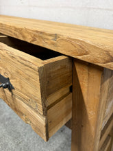 Load image into Gallery viewer, Large Rustic Console Table