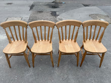Load image into Gallery viewer, 4 x Solid Pine Chairs