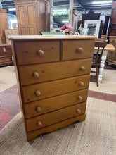 Load image into Gallery viewer, Solid Pine Chest Of Drawers